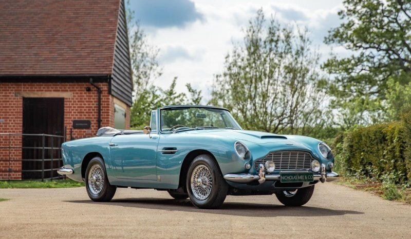 Редкий кабриолет Aston Martin DB5, принадлежавший владельцу компании продадут на аукционе