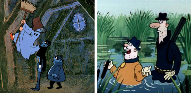 Забавные совпадения в советских мультфильмах