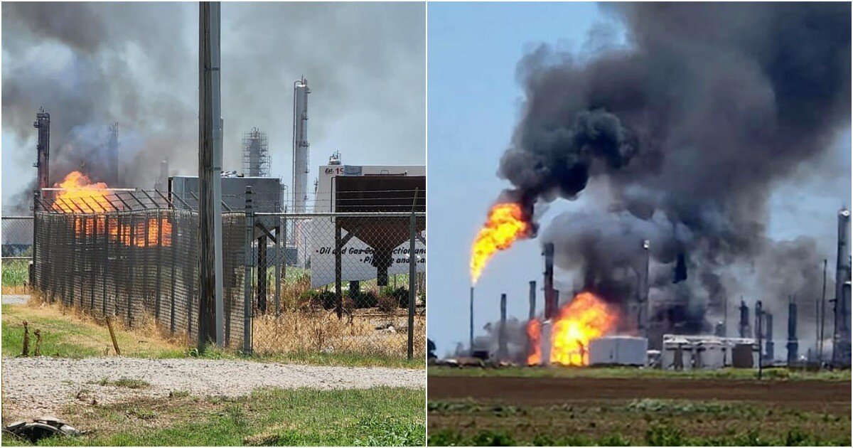 В США на газовом заводе произошел взрыв