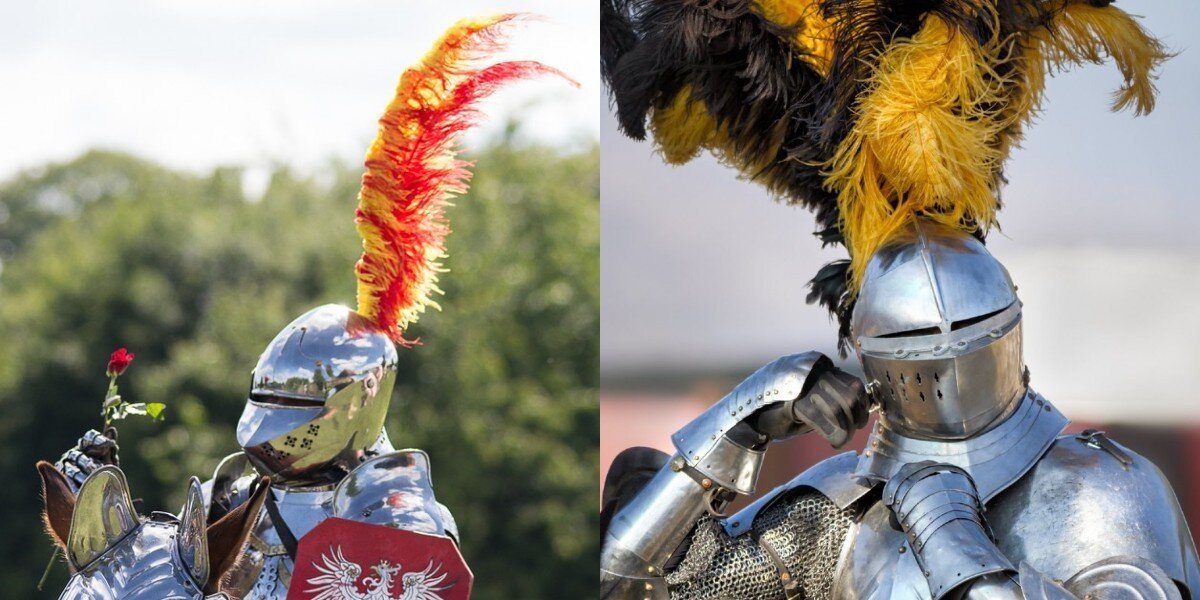 Зачем рыцари Средневековья украшали шлем яркими перьями?