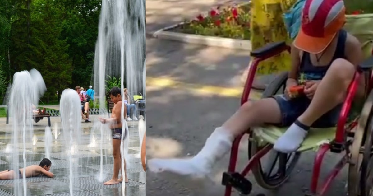 В Татарстане на поющих фонтанах ребенку оторвало три пальца. Администрация предложила ему мороженое