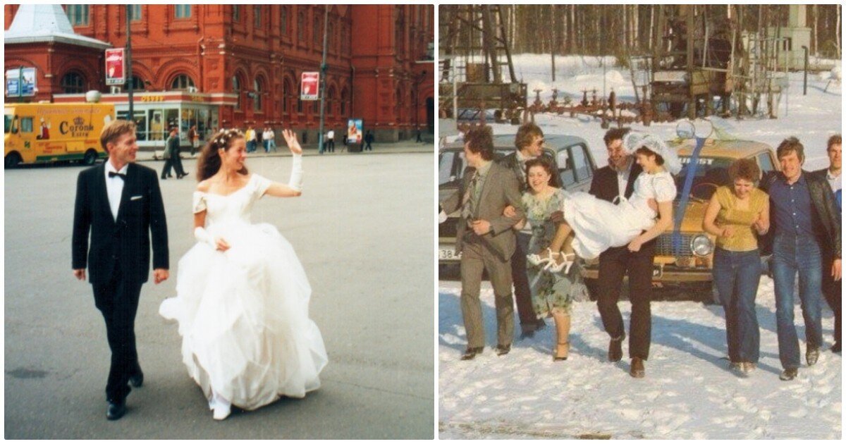Фото свадеб времен СССР, наполненных душевной советской атмосферой