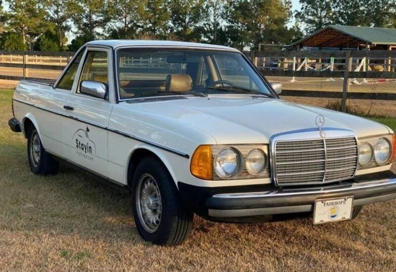 Старенький Mercedes-Benz W123 300D в стиле «Эль Камино»