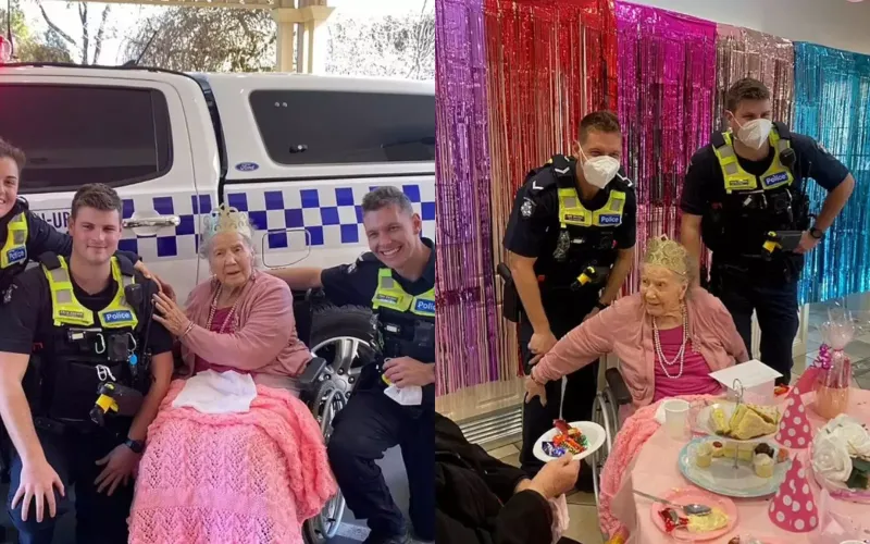 Полицейские в&nbsp;Австралии арестовали 100-летнюю женщину, чтобы исполнить ее желание