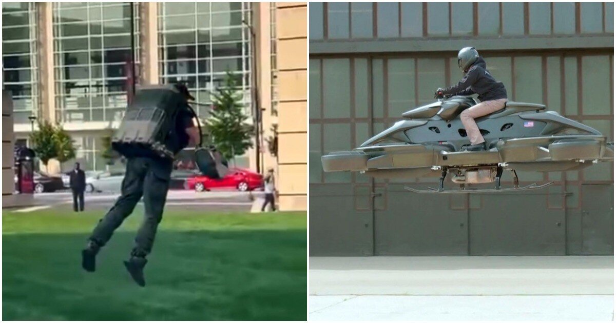 Джетпак из GTA: San-Andreas и байк из Star Wars показали в Детройте
