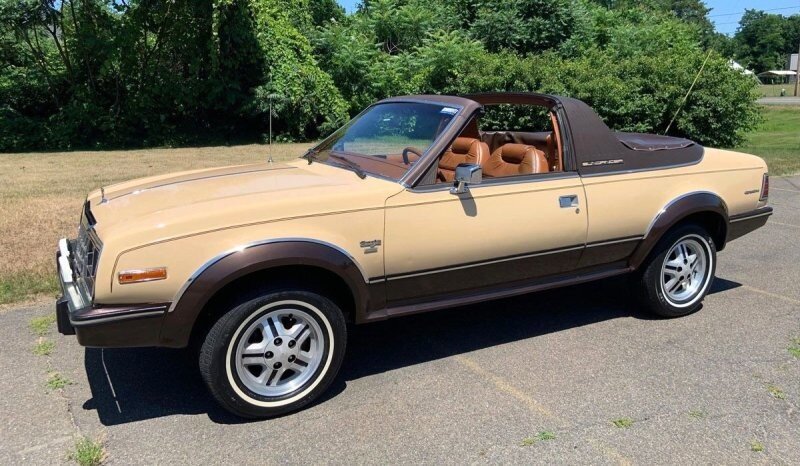 Редкий кабриолет-кроссовер AMC Eagle Sundancer 1981 года появился в продаже