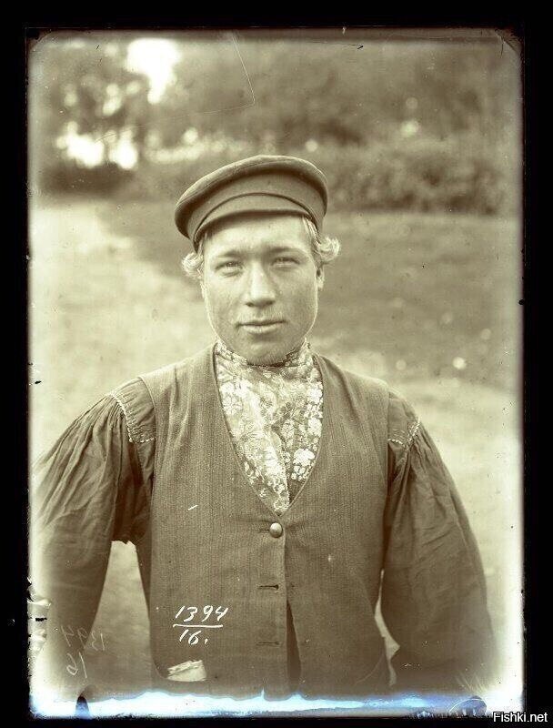 Молодой крестьянин Рязанская губерния, 1909 г