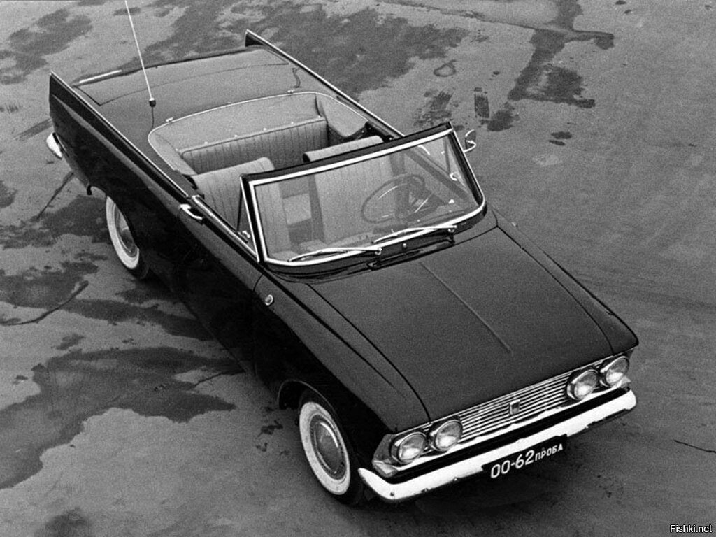 Двухдверный купе-кабриолет «Москвич-408 Турист» создан в 1967 году