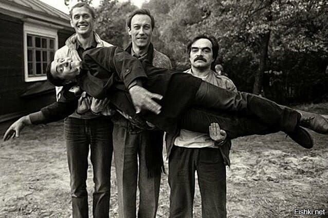 Aлeкcaндp Aбдyлoв, Oлeг Янкoвcкий, Aлeкcaндp Aдaбaшьян, Poмaн Бaлaян нa cъeмк...