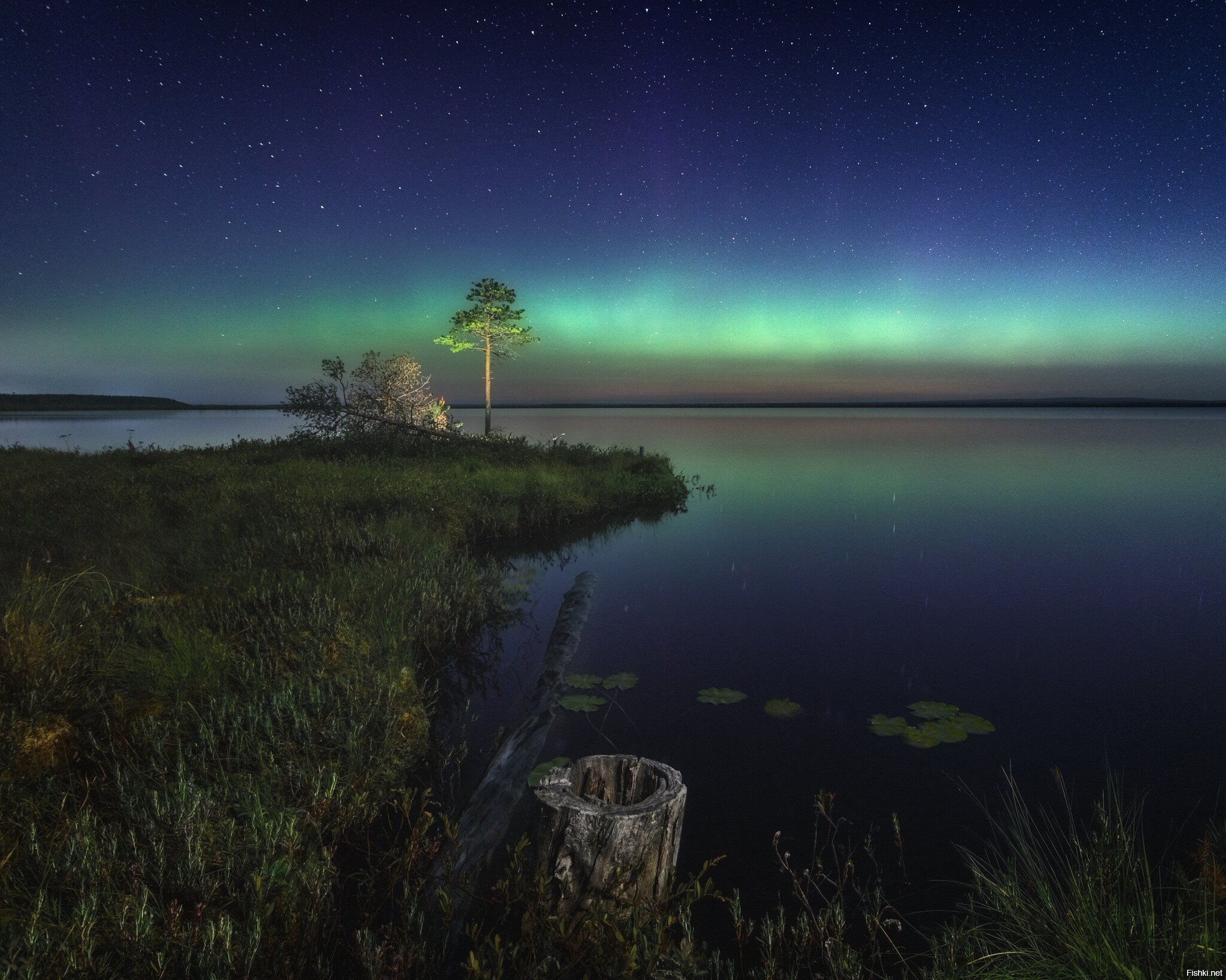 Северное сияние на Кадаме