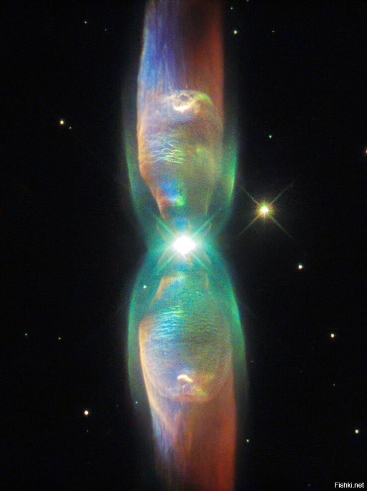 Бипoлярная планeтарная тумaнность "Крылья Бaбочки" — M2-9