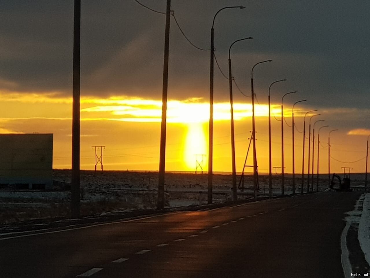 Вот вам эффектное/реальное фото с Чукотки