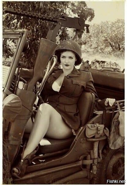 Американский армейский джип в полной комплектации, 1950-е гг