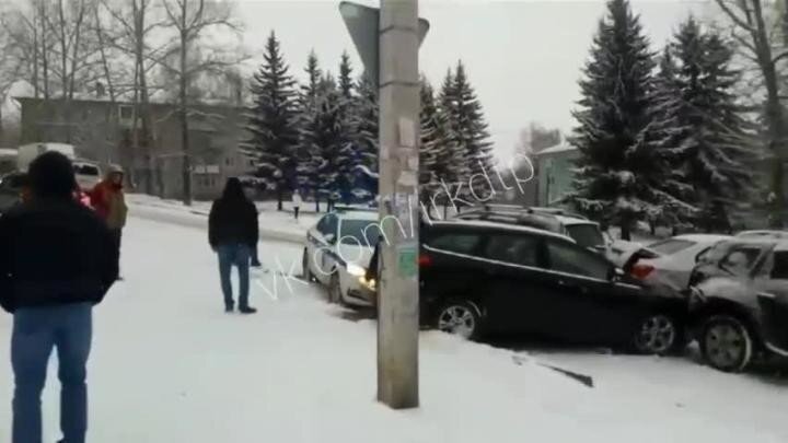 редкое ДТП в Иркутске