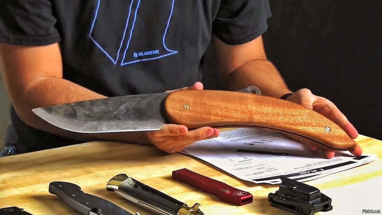 Когда я всё-таки соберусь сделать себе складной нож, скорей всего он будет пр...