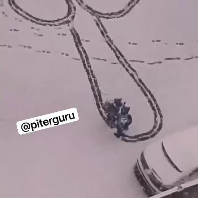 Первый снег в Питере