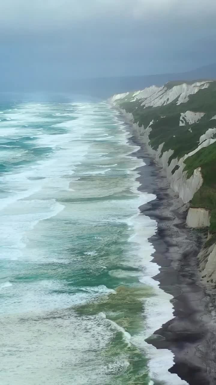 Шторм у Белых скал, Итуруп