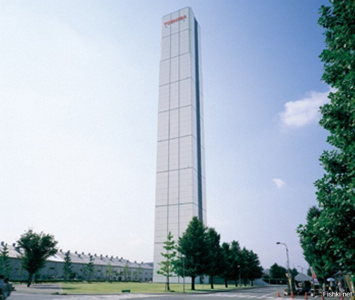 Небоскрёб TOSHIBA ,  построен для испытания лифтового оборудования