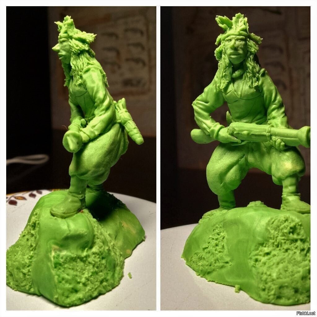 Вот, слепил боевую Кикимору