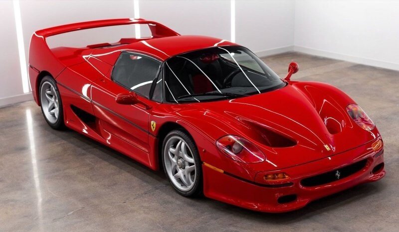 Безупречный Ferrari F50 1995 года может быть продан за 6,5 миллионов долларов в следующем месяце