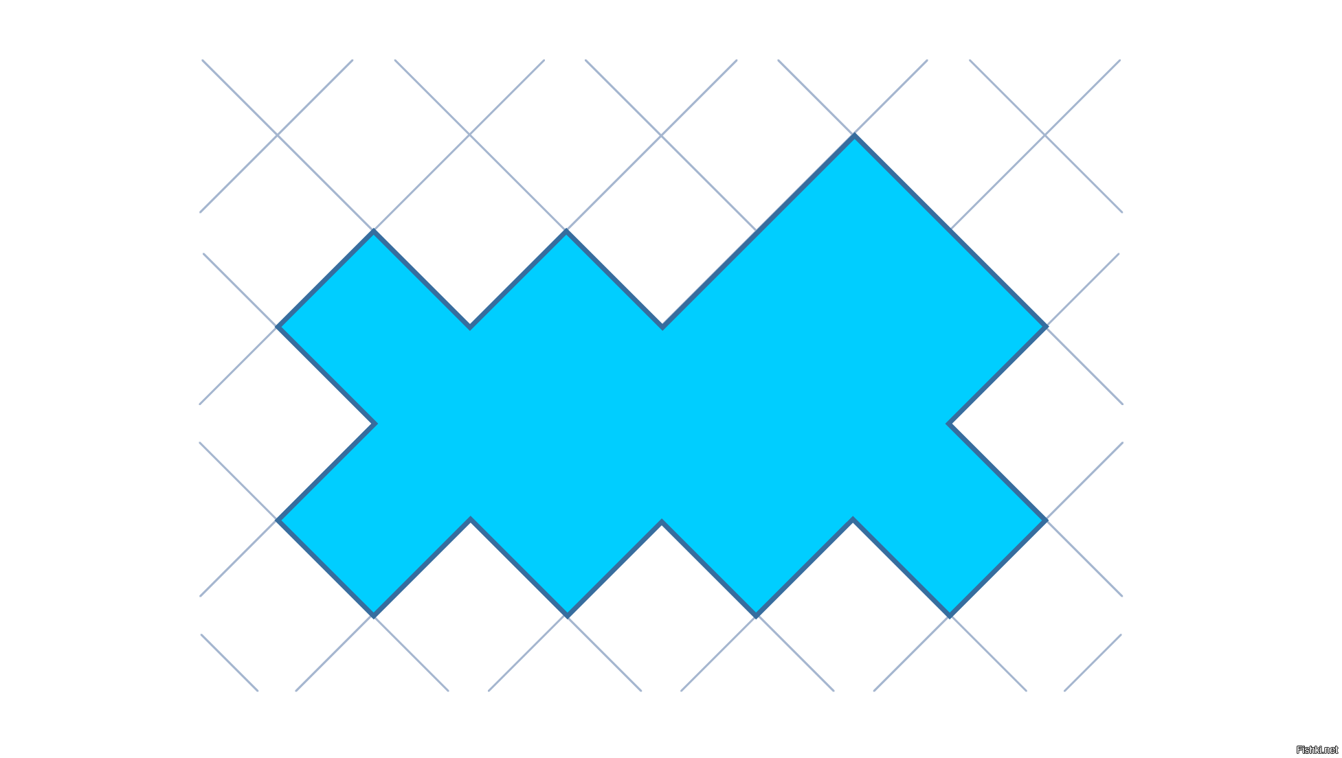 Головоломка Гарднера - провести одну линию , необязательно прямую , чтобы пол...