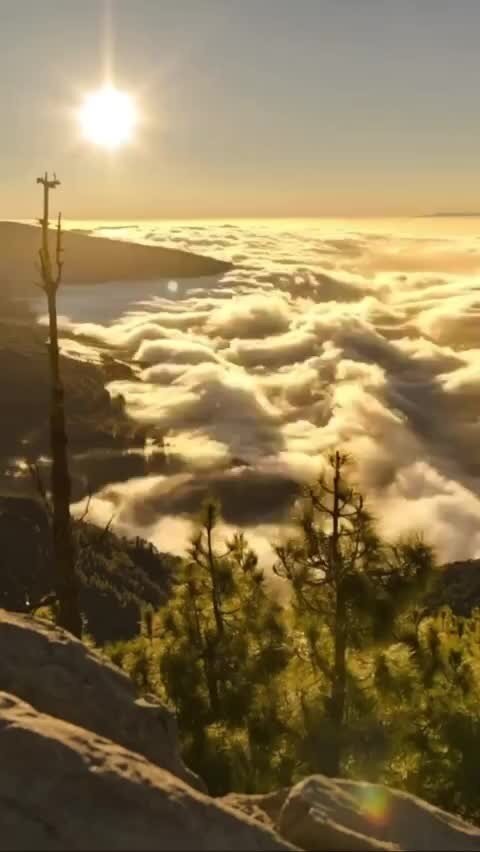 движение облаков в таймлапсе