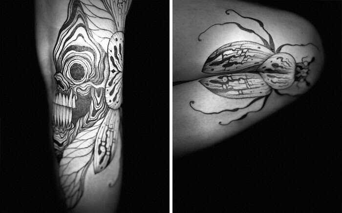 35 необычных татуировок, идея которых раскрывается в движении