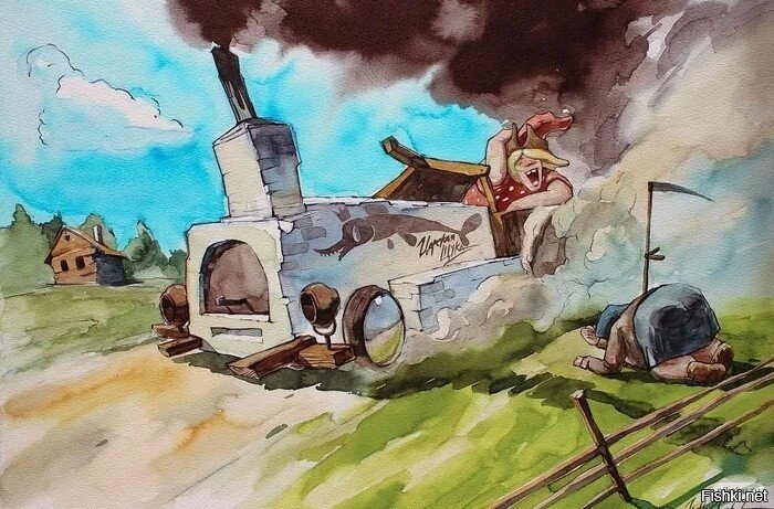 Первый хот-род на дровах "Царская щука" от кастом ателье "Емеля"