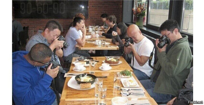 - Фотографировать подано