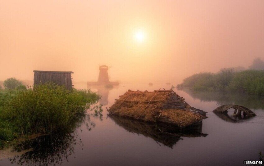Затопленная кинодеревня в Псковской области, где снимались такие фильмы, как,...