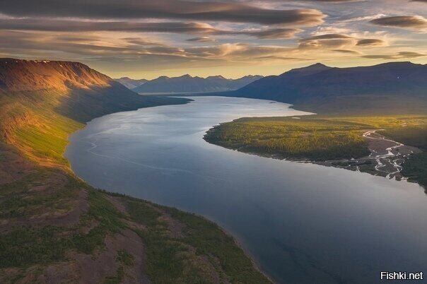 Озеро Капчук, плато Путорана, Таймырский район, Красноярский край