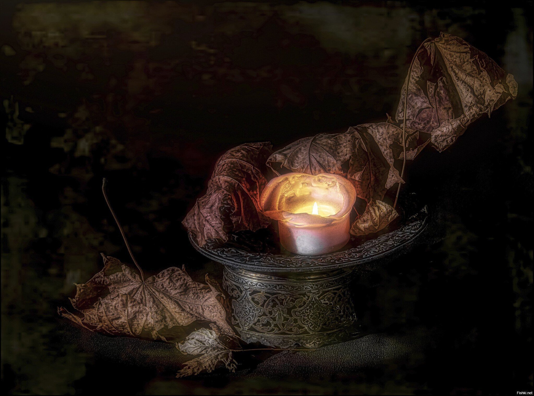 Такой получился натюрморт