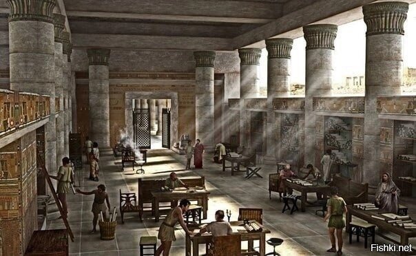 Александрийская библиотека – ярчайший пример гениальности человека и его беск...