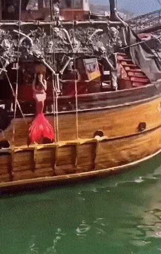 Дельфин русалку полюбил глубокой трепетной любовью