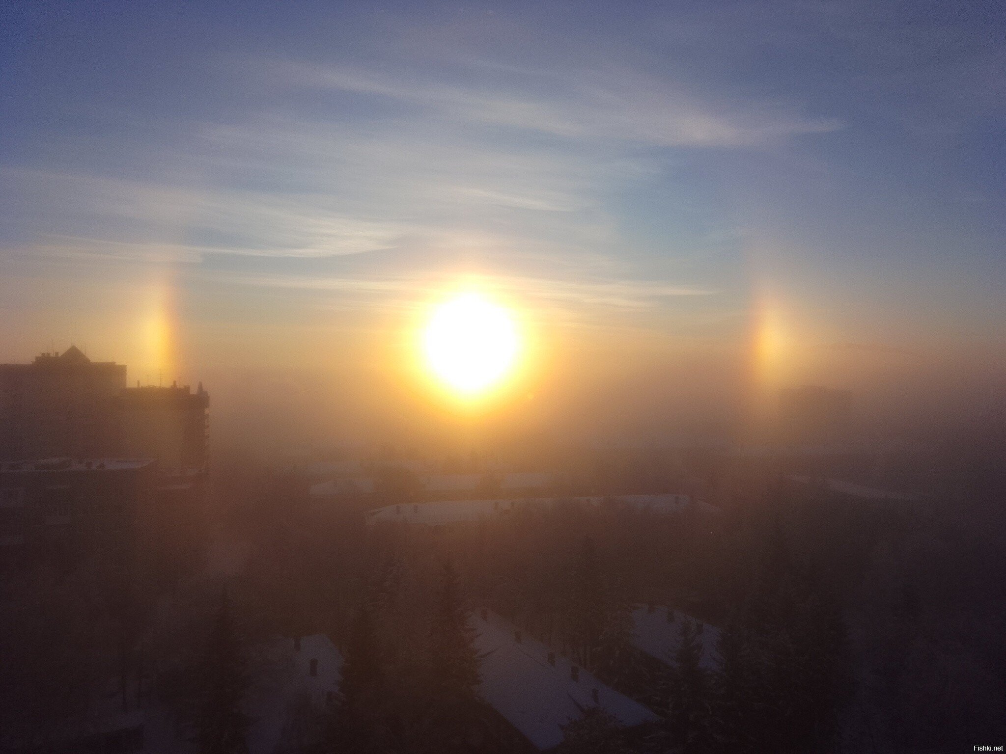 Какое-то интересное оптическое явление