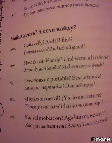 Разговорник для гопников-гастролёров по Европе