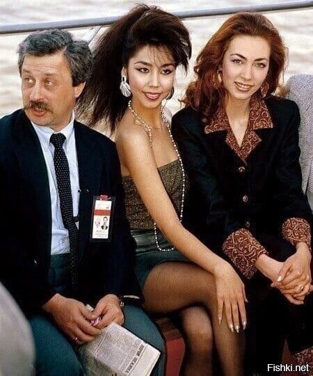 Леонид Якубович - ведущий конкурса красоты "Московская красавица - 1988"