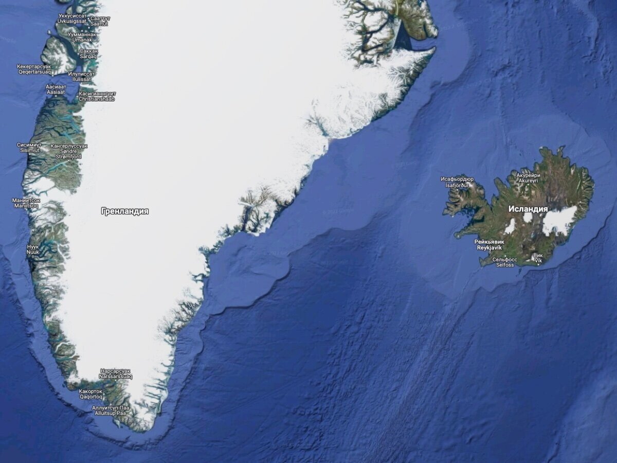 Зачем предлагается поменять местами Гренландию и Исландию