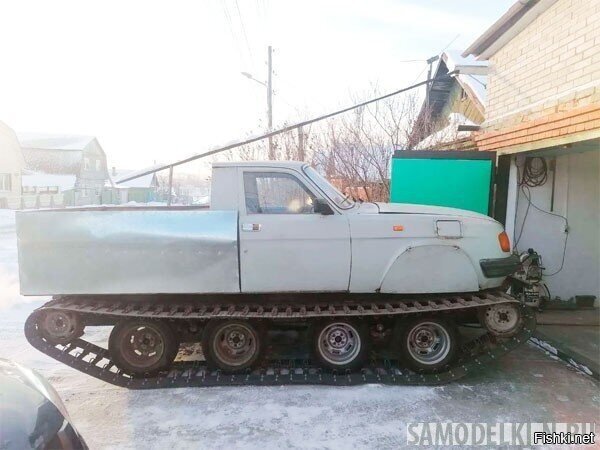 Самодельный гусеничный вездеход