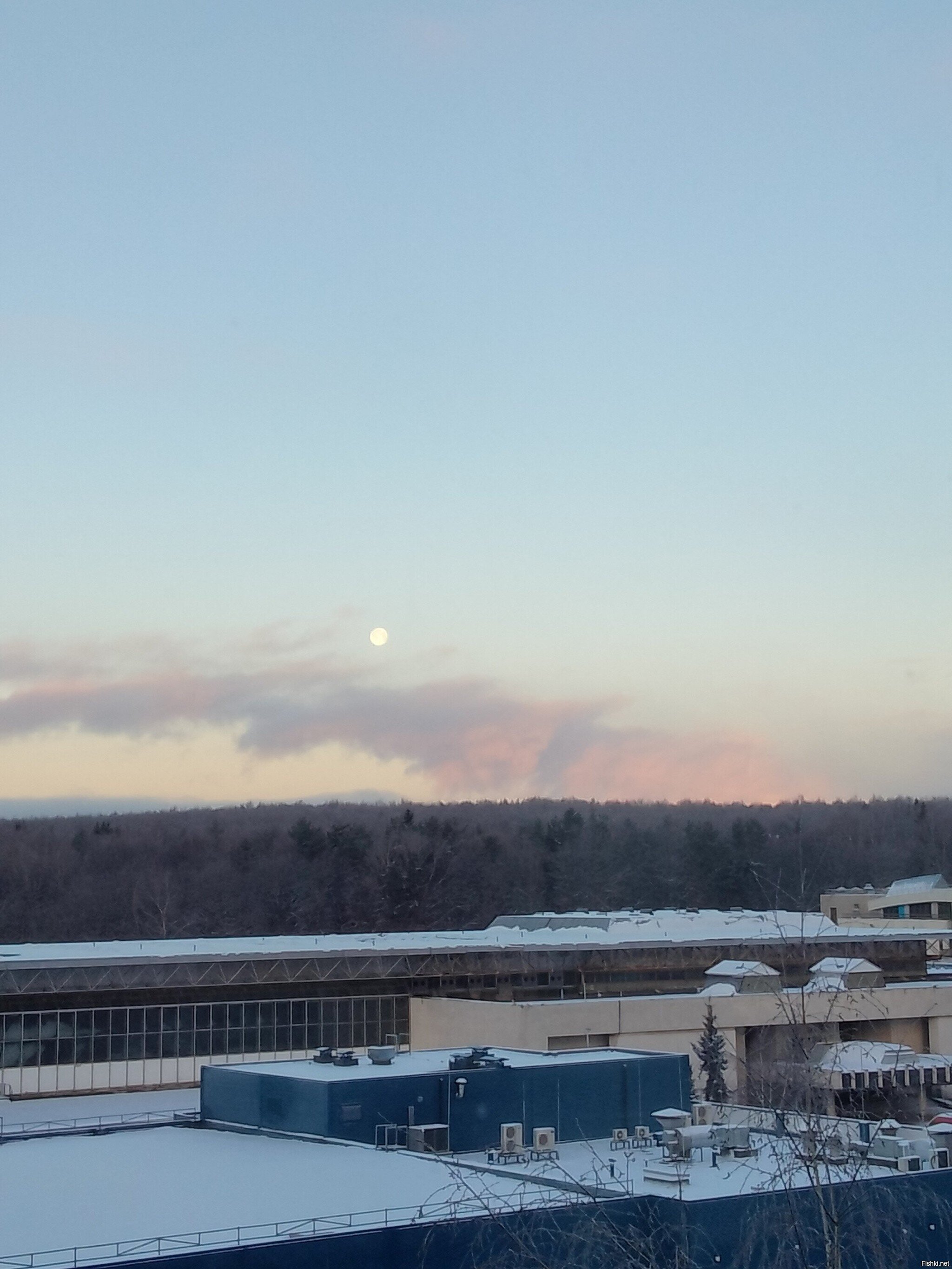 Луна при Солнце, день чудесный