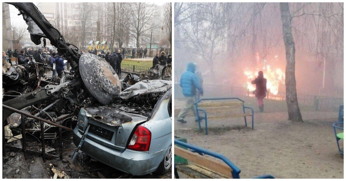 Названа причина крушения вертолёта с руководством МВД Украины