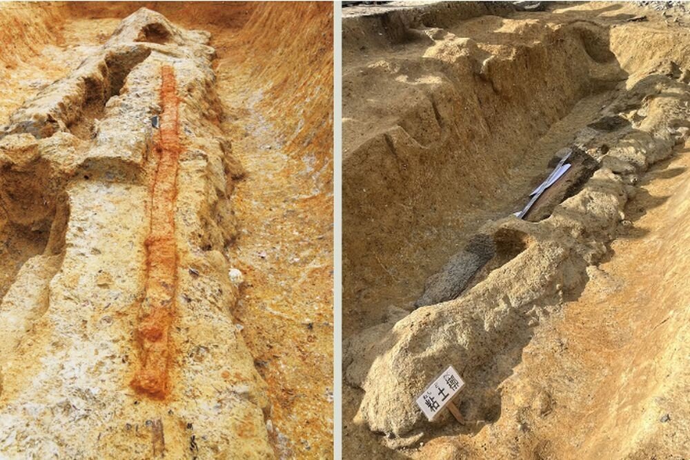 В Японии археологи нашли гигантский меч длиной в несколько метров