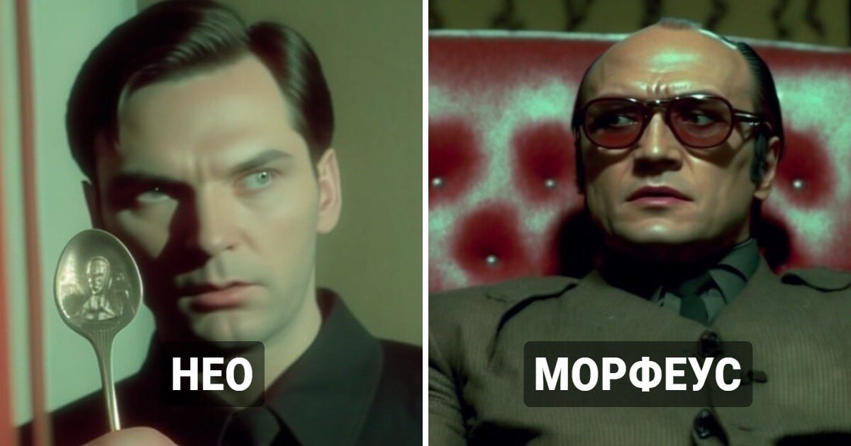 Как бы выглядела кинолента «Матрица», если бы её сняли на советской киностудии