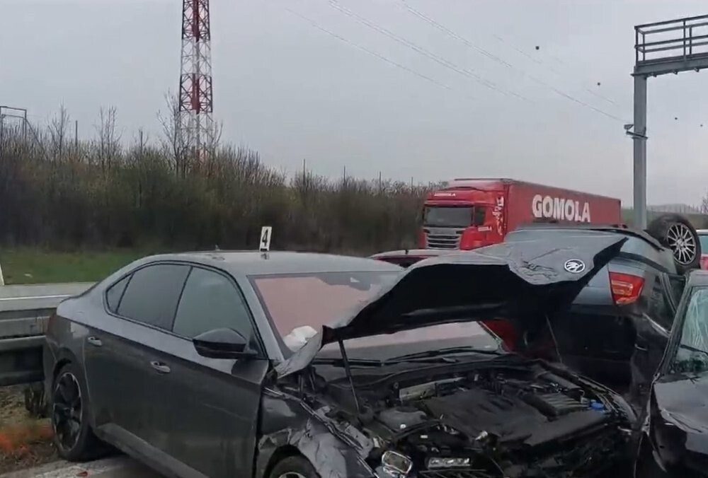 Массовая авария в Чехии из-за плохой видимости