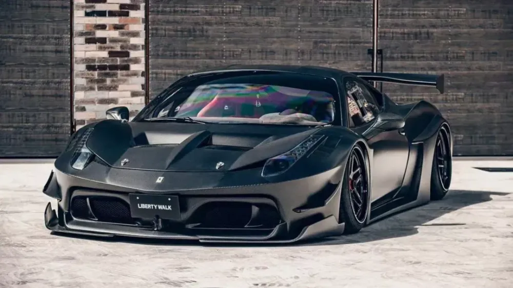 «Злой» карбоновый кузов для Ferrari 458 от японского ателье