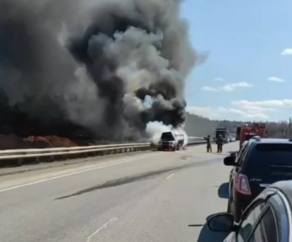 Пытался уйти от полицейской погони и сгорел