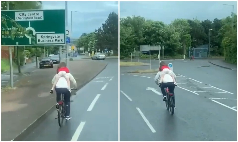 Без ДТП. Не самый безопасный способ перевозки детей
