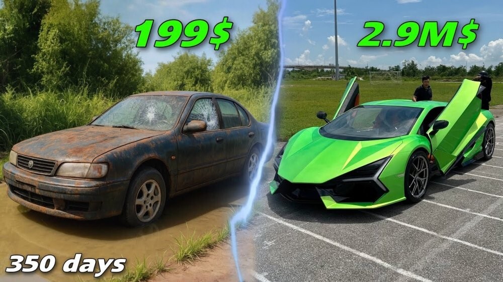 Во Вьетнаме сделали реплику Lamborghini из старого Nissan