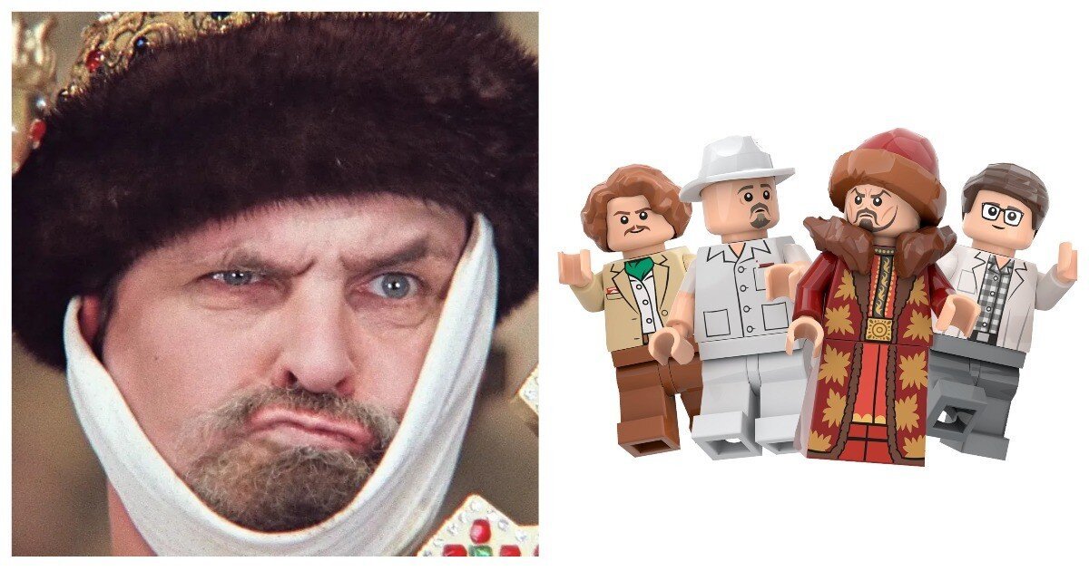 Как выглядят герои любимых советских фильмов, сделанные из конструктора Lego