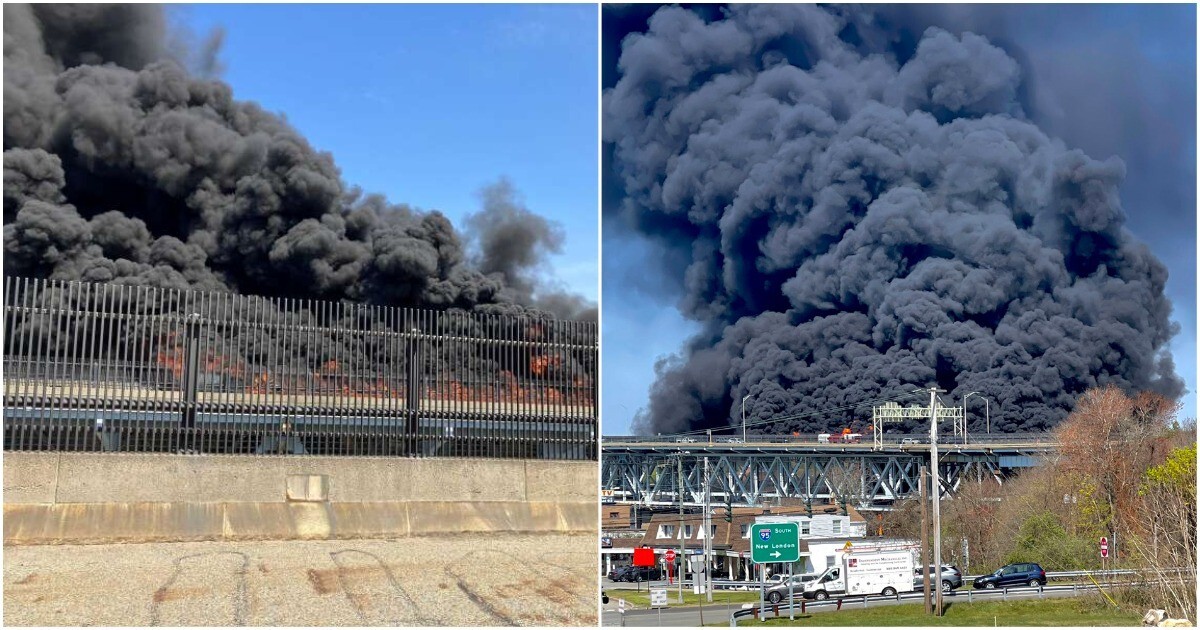 Авария с участием бензовоза на мосту чуть не привела к экологической беде